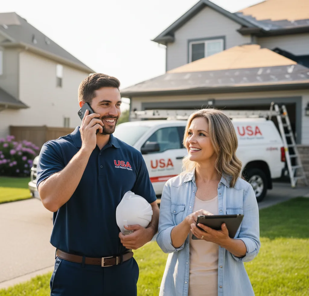 USA Roof Repair Experts customer support in Brookline